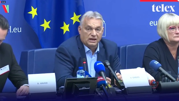 Мъж нахлу на пресконференция на Орбан, докато говори за България в Шенген, полицията го изведе (ВИДЕО)