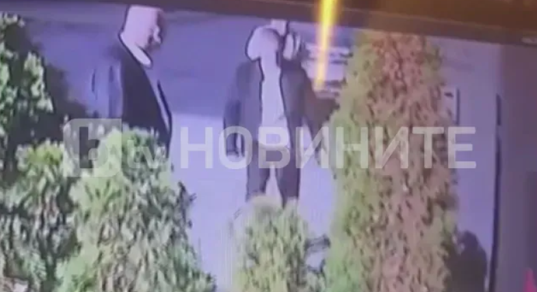 Първи кадри от охранителните камери показват арестуваните за убийството на Слави Бинев (ВИДЕО)