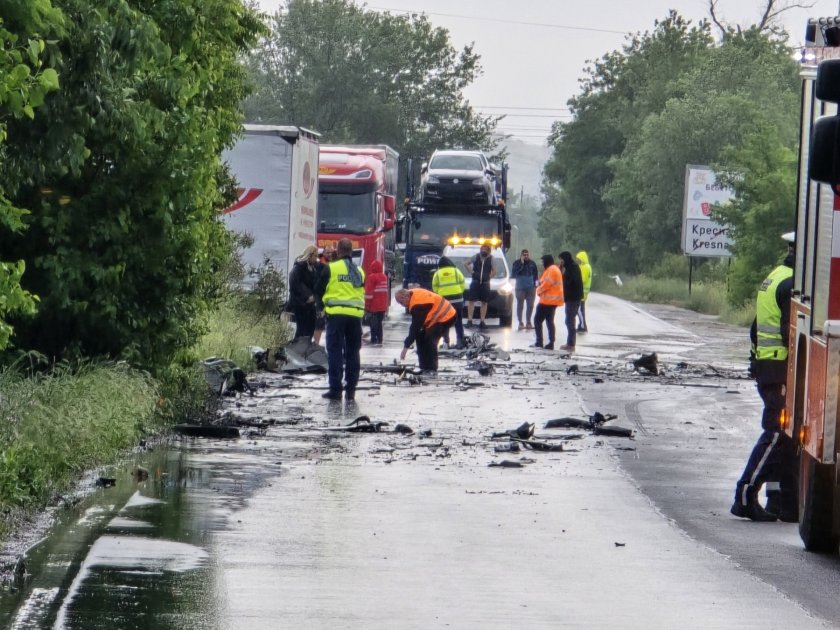 Тежка катастрофа край в Югозапада,  има загинал