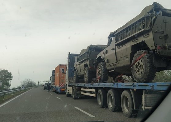 Чуждестранни военни и техника се придвижват по пътищата у нас за учение
