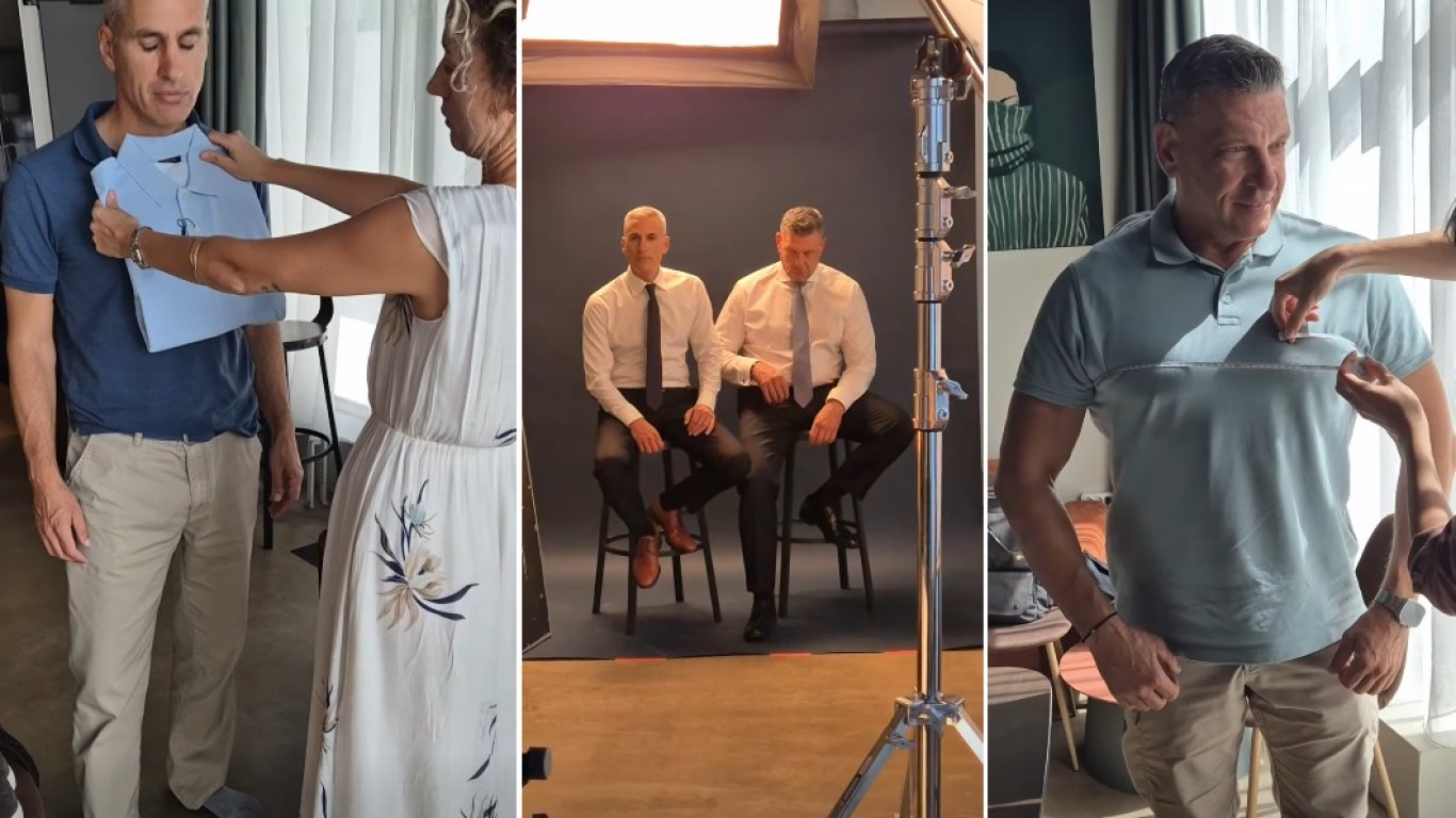  Андрей Гюров и Георги Кандев си пусна в социалните мрежи видео от фотосесия, озвучено със саундтрака на филма 