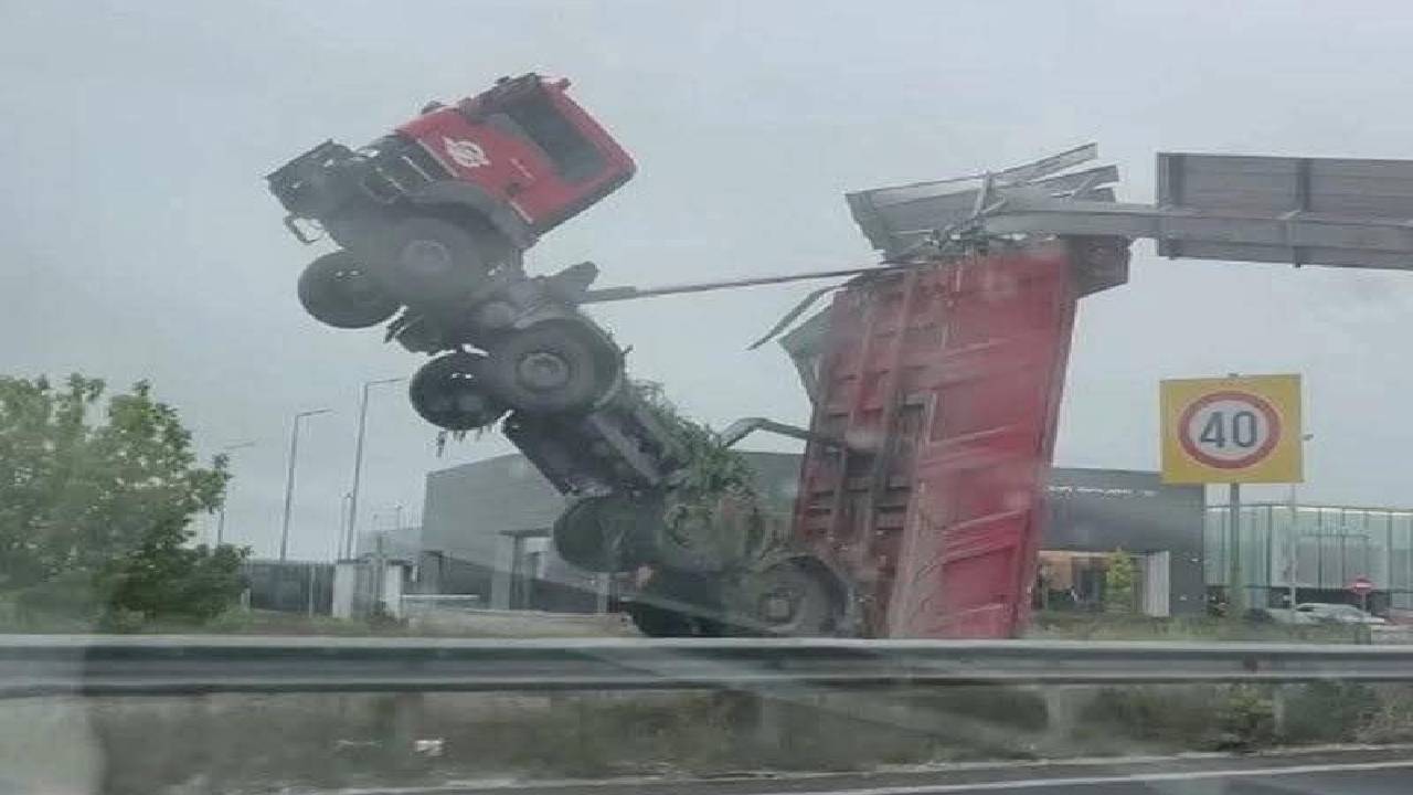 Зрелищна катастрофа на АМ 