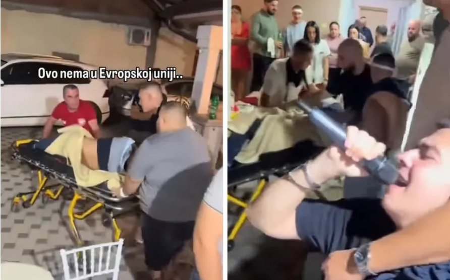 Това го има само на Балканите: Спешна помощ реанимира човек на сватба, а музиката не спира - кънти Шабан Шаулич