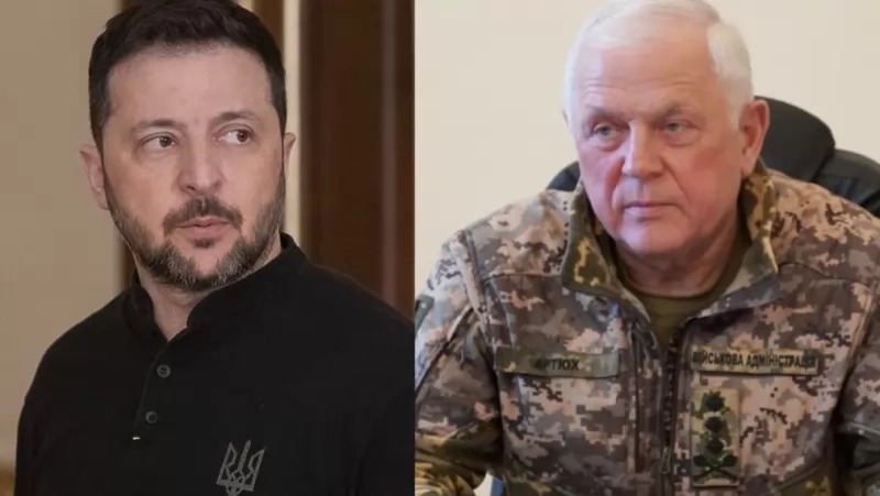 Зеленски уволни губернатора на Сумска област, след като той призна, че е имало среща на военни при руската атака