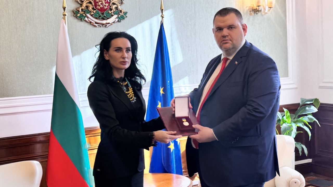 Пеевски получи медал за заслуги към украинския народ