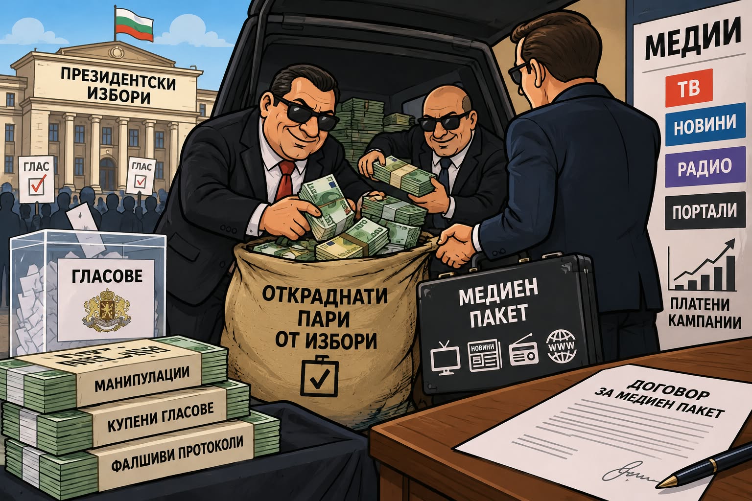 Как се откраднаха 20 000 евро медийни пакети през менте медии
