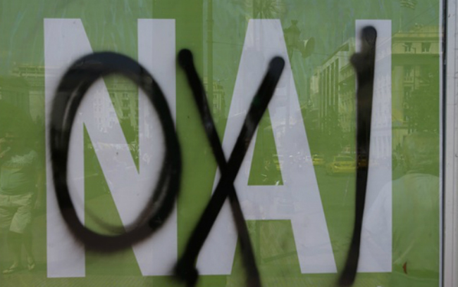 Как „OXI“-то, стана „NEIN“, а после „NE“, което си е „ДА“.